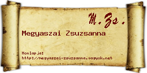 Megyaszai Zsuzsanna névjegykártya